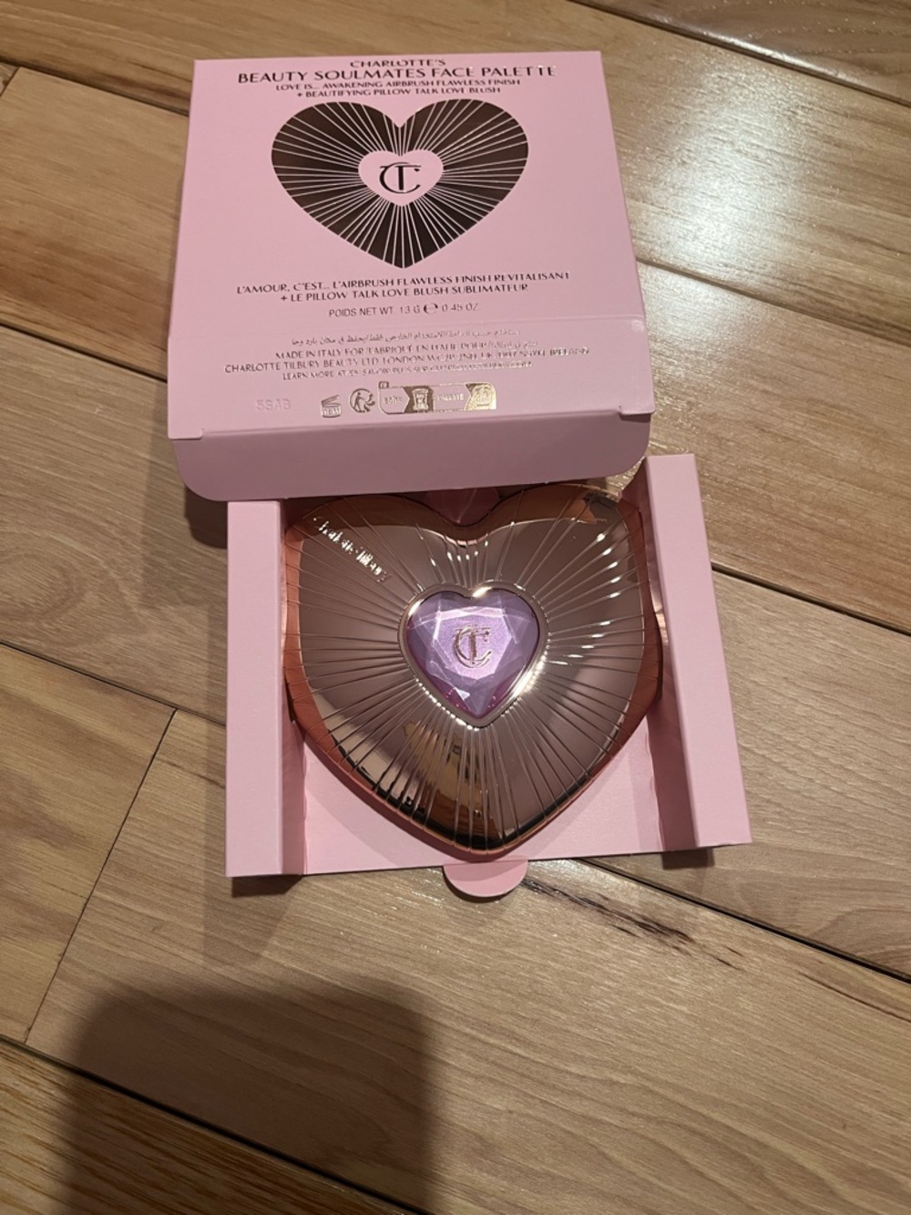 Charlotte Tilbury Heart Duo Blush & Airbrush Powder - Soft Pink & Bright Pink - Picture 4 of 5